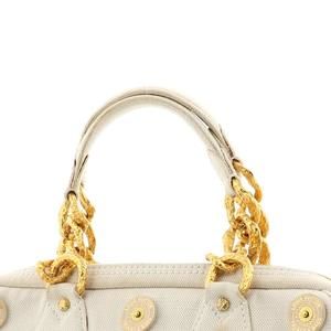Louis Vuitton Polkadots White Panama Handbag Tinkerbell